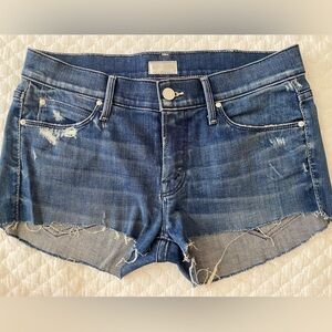 Mother Cutoff Jean Shorts
